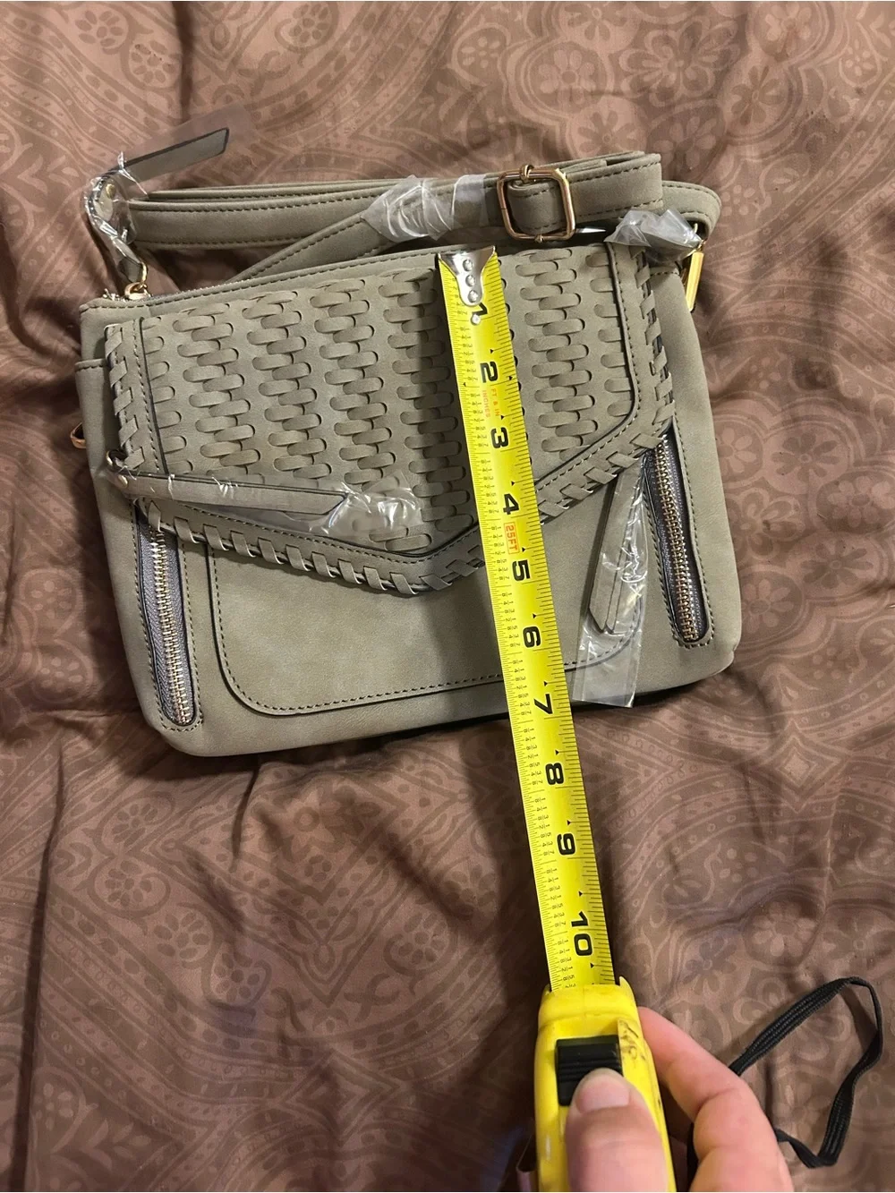 Violet ray crossbody  Bag -